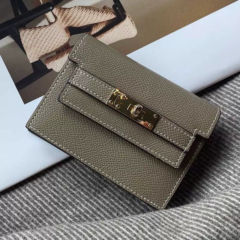 PORTE CARTES TAUPE