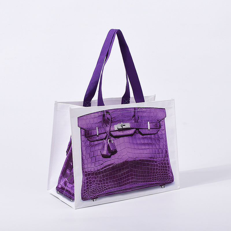 SAC DE COURSE MIYA « CROCO VIOLET »