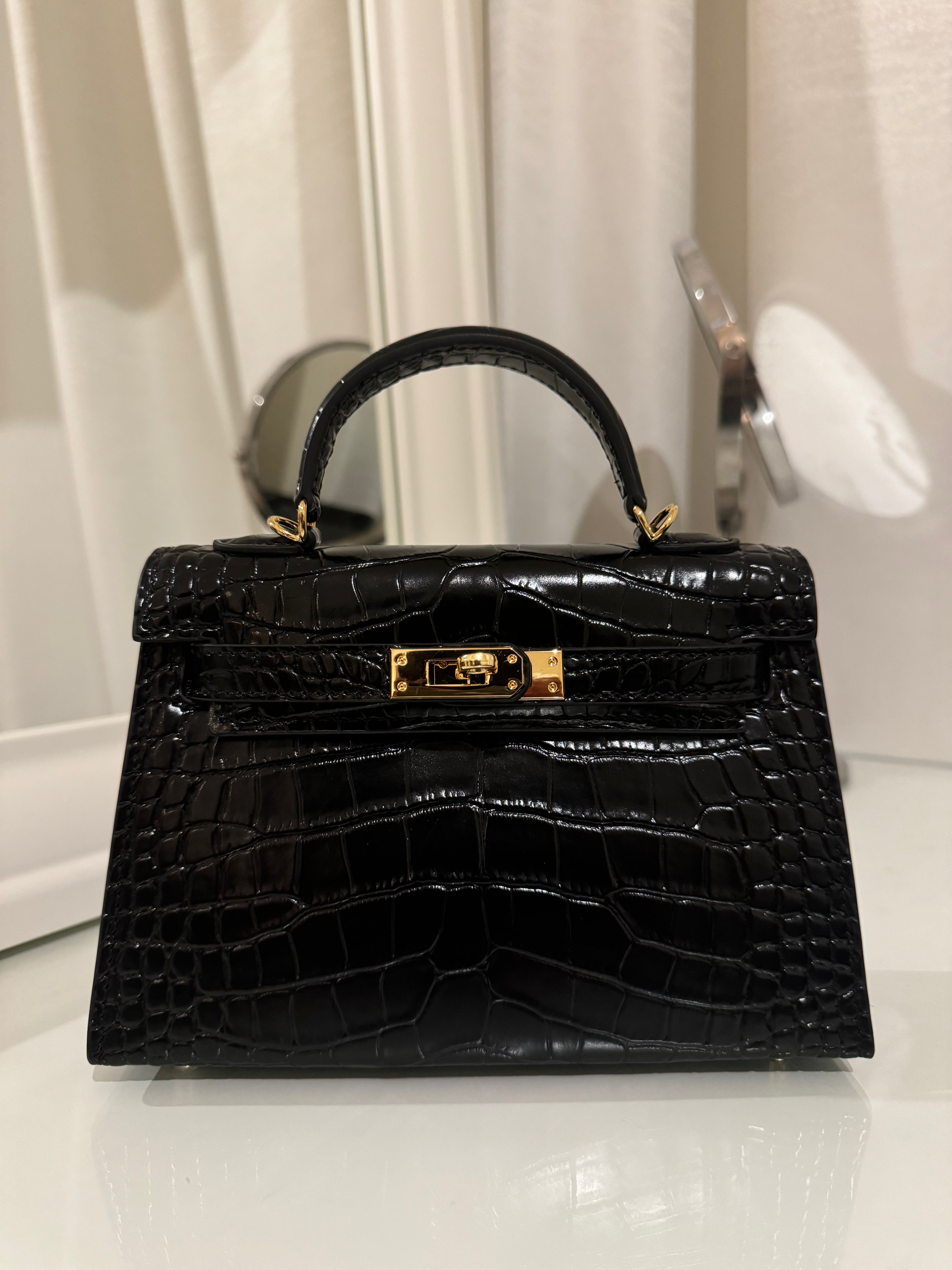 MIYA « CROCO NOIR »
