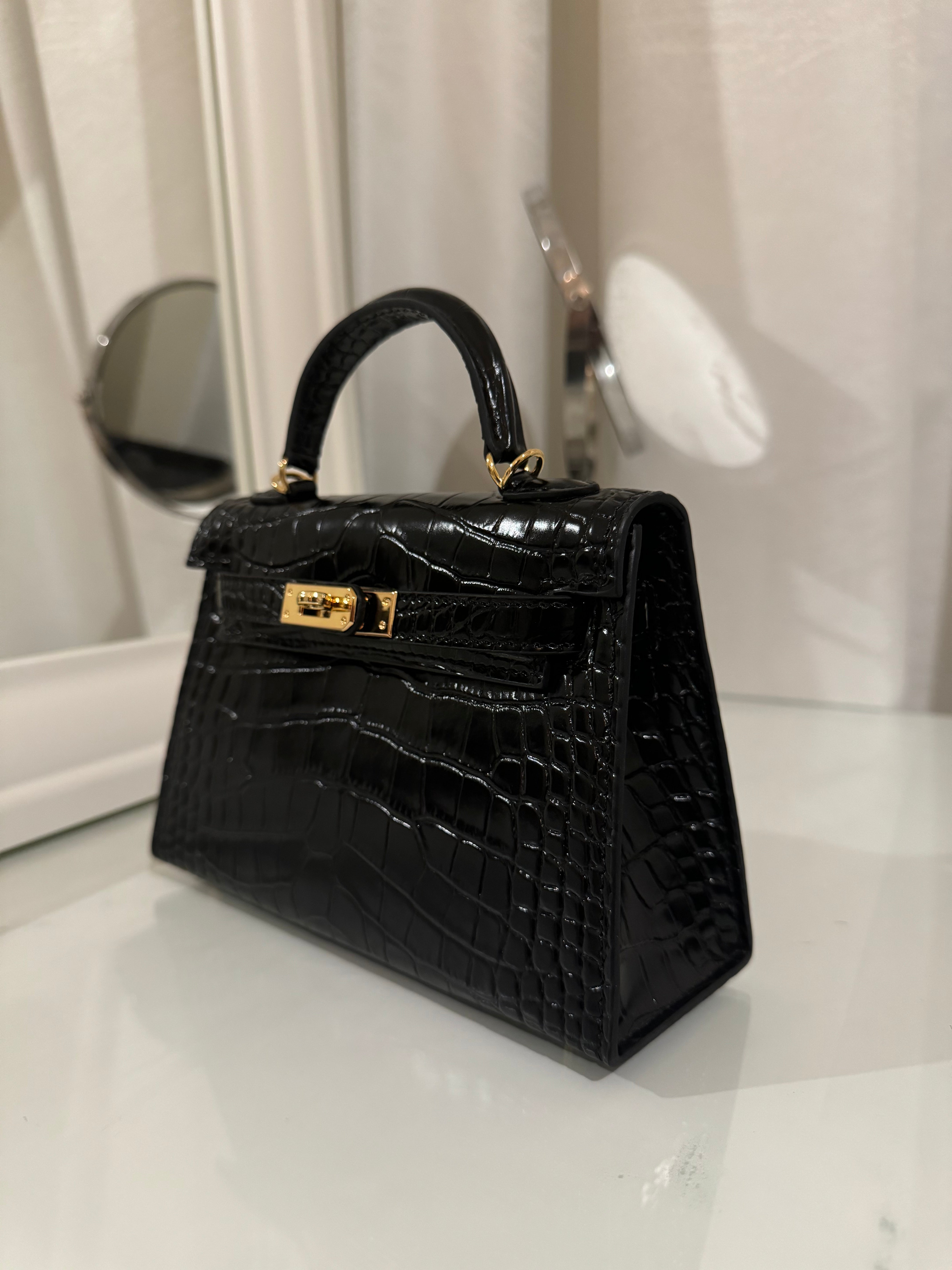MIYA « CROCO NOIR »