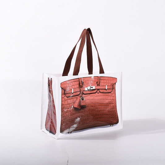 SAC DE COURSE MIYA « CROCO BROWN »